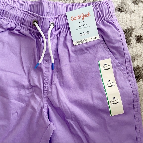 Cat & Jack™ Purple Pull-On Shorts - Picture 3 of 4